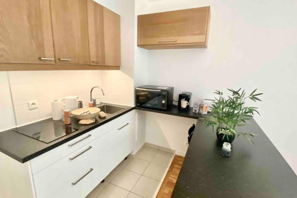Appartement Moderne, Metro 7, Parking Et Jardin Villejuif Exterior photo